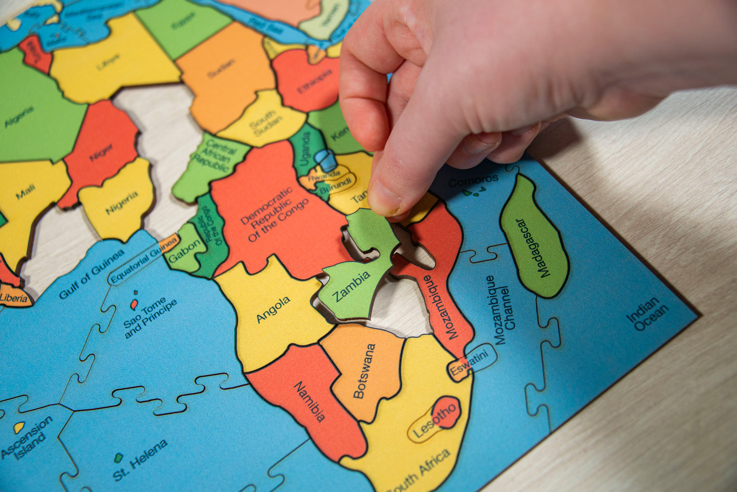 Map of Africa Jigsaw Puzzle